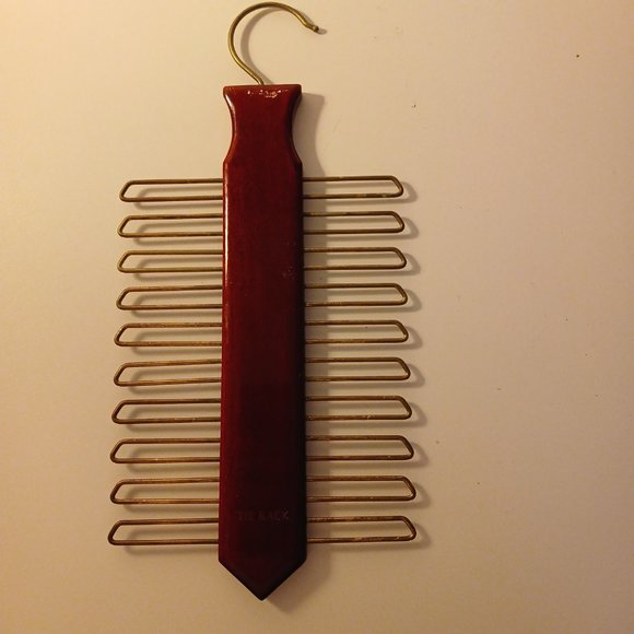 Tie Rack Wooden Made in Germany - Picture 4 of 9